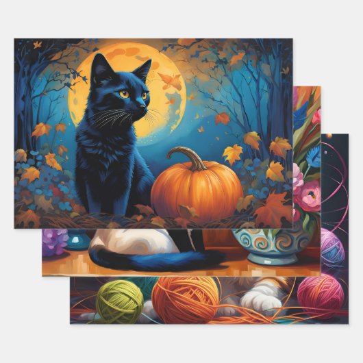 Niedliche Kätzchen Geschenkpapier Set (Set)