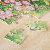 Niedliche Kätzchen im Blumengarten Puzzle (Seite)