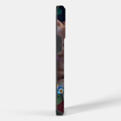 Niedliche Kätzchen in einem Blume-Korb iPhone Hülle (Rechte Seite)