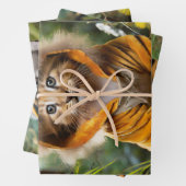 Niedliche Kätzchen in Kostümen POSTERS Geschenkpapier Set (Beispiel)