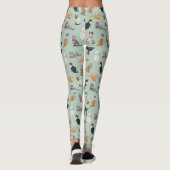 Niedliche Kätzchen Muster Leggings (Rückseite)