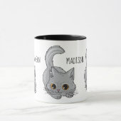 Niedliche Kätzchen-Name-Tassen Tasse (Zentrum)