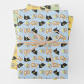 Niedliche Kätzchen Packpapier Geschenkpapier Set (Beispiel)