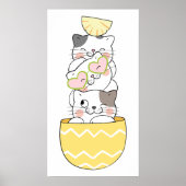 Niedliche Kätzchen Poster (Vorne)