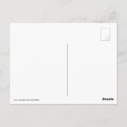 Niedliche Kätzchen Postkarte (Rückseite)