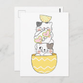 Niedliche Kätzchen Postkarte (Vorne/Hinten)