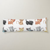 Niedliche Kätzchen Seitenschläferkissen (Rückseite)