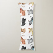 Niedliche Kätzchen Seitenschläferkissen (Vorderseite Vertikal)