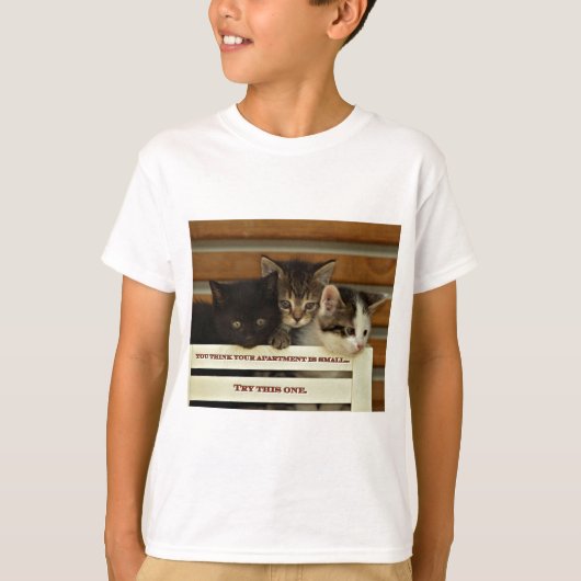 Niedliche Kätzchen T-Shirt (Vorderseite)