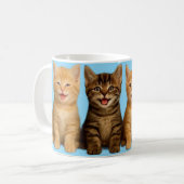 Niedliche Kätzchen-Tasse. Kaffeetasse (Vorderseite Links)