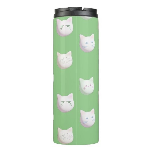 Niedliche Kätzchen Thermosbecher (Rückseite)