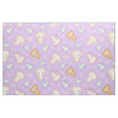 Niedliche Kätzchen- und Herzmuster Stoff (Fat Quarter (45,7 x 55,9 cm))