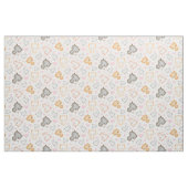 Niedliche Kätzchen- und Herzmuster Stoff (Yard (91,4 cm))