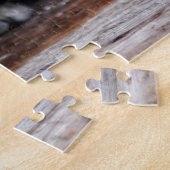 Niedliche Kätzchen vor einer Ziegelwand Puzzle (Seite)