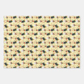 Niedliche Kätzchen Weihnachtsverpackung Geschenkpapier Set (Vorderseite 3)