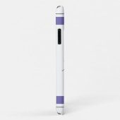 Niedliche Kätzchengesicht Hot Pink Blue Cat Fanati Case-Mate iPhone Hülle (Hinten/Rechts)