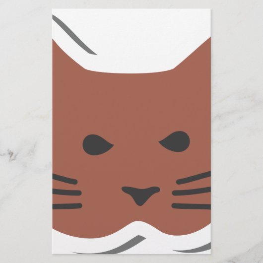 Niedliche Katze 2 Briefpapier (Vorderseite)