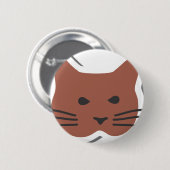 Niedliche Katze 2 Button (Vorne & Hinten)