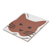 Niedliche Katze 2 Fliese (Seite)