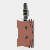 Niedliche Katze 2 Gepäckanhänger (Vorderseite vertikal)