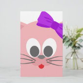 Niedliche Katze 3 Briefpapier (Stehend Vorderseite)
