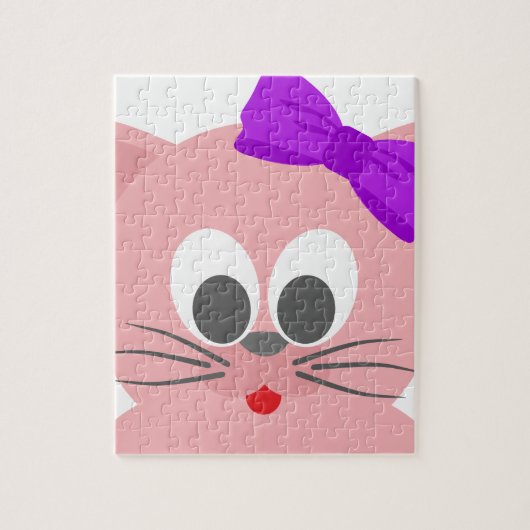 Niedliche Katze 3 Puzzle (Vertikal)