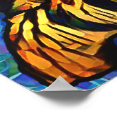 Niedliche Katze 684 Multicolor Kitten Poster (Ecke)