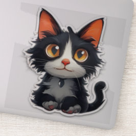 Niedliche Katze Aufkleber