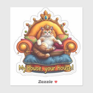 Niedliche Katze Aufkleber