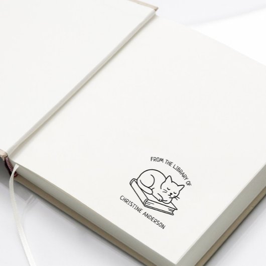 | Niedliche Katze | Aus der Bibliothek Permastempel