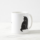Niedliche Katze Bequemliche Gespräche Kaffeetasse (VorderseiteRechts)