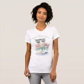 Niedliche Katze | Beste Mama je Name T-Shirt (Vorne ganz)