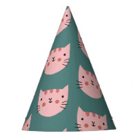 Niedliche Katze bunt Geburtstag