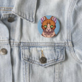 Niedliche Katze Button (Beispiel)