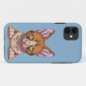Niedliche Katze Case-Mate iPhone Hülle (Rückseite (Horizontal))