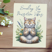 Niedliche Katze, die positive Empfindungen sendet