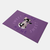 Niedliche Katze Doormat mit Text Fußmatte (Schrägansicht)