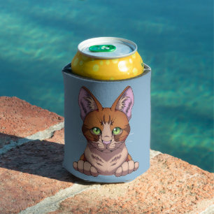 Niedliche Katze Dosenkühler