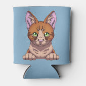 Niedliche Katze Dosenkühler (Vorderseite)