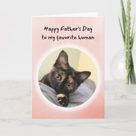 Niedliche Katze Du bist mein Lieblingsvatertag Karte