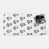 Niedliche Katze Einhorn Regenbogen Case-Mate iPhone Hülle (Rückseite (Horizontal))