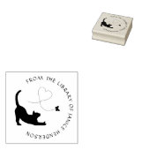 Niedliche Katze Elegantes einfaches Buch aus der B Gummistempel (Stempel)