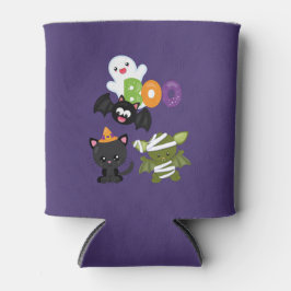 Niedliche Katze, Fledermäuse, Mama und Geist Dosenkühler