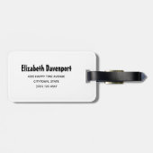 Niedliche Katze, Fledermäuse, Mama und Geist Gepäckanhänger (Rückseite horizontal)