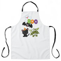 Niedliche Katze, Fledermäuse, Mama und Geist