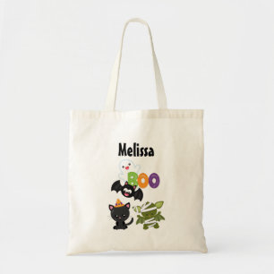 Niedliche Katze, Fledermäuse, Mama und Geist Tragetasche