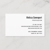 Niedliche Katze, Fledermäuse, Mama und Geist Visitenkarte (Rückseite)