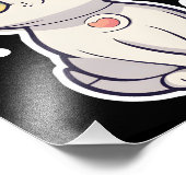 Niedliche Katze Fotodruck (Ecke)