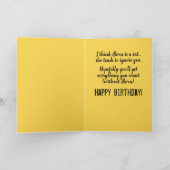 Niedliche Katze Fragend Alexa für Catnip Geburtsta Karte (Innenseite)