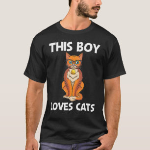 Niedliche Katze für Jungen Kinder Kätzchen Katze K T-Shirt